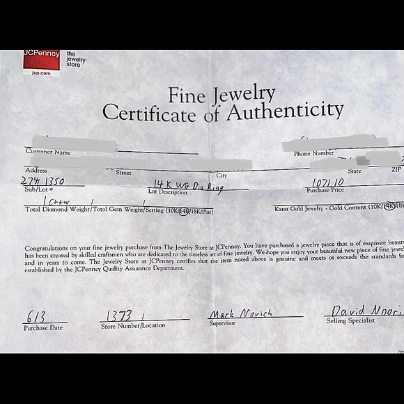 Wedding set 14/K/1 1/2 ctw - Picture 9 of 11